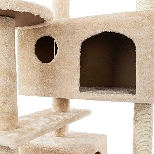 Игралната къщичка за домашни любимци TimmyHouse Кити 52 Коте Котка на Дърво Кула Мебели За Етажната собственост