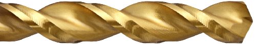 Длето за пробиване с червячным модел от бързорежеща стомана YG-1 Gold-P, tin покритие, Директен джолан, Параболична