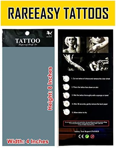 Татуировки 2 Листа Черни Звезди Временни Татуировки Етикети Фалшива Татуировка на Ръката на Гърдите Рамото за