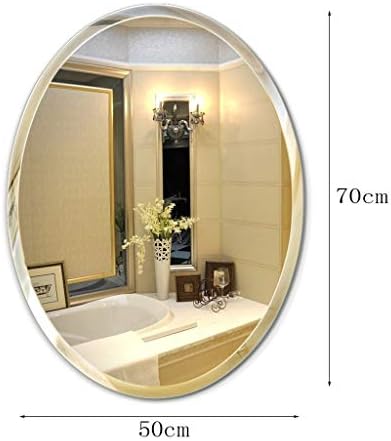 Голямо стенно огледало ZCHAN Clean, Овално Тоалетен огледало, огледало за тоалетка маса, за коридора, Хол, Баня,