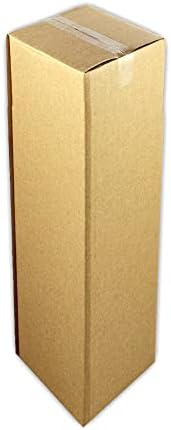 25 Опаковки, Кашони от велпапе EcoSwift 4x4x48 Пощенска пратка, Преместване на Доставка Висока Дълга Кутия Картонена