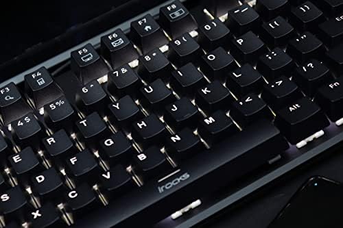 Механична клавиатура i-rocks K74M с подсветка - с ключове Gateron с възможност за гореща замяна - 107 клавиш,