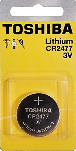Toshiba CR2477 3-Волтов литиева монетен елемент (1 батерия)