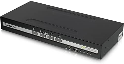4-Портов KVM суич Single View DisplayPort с аудио и CAC