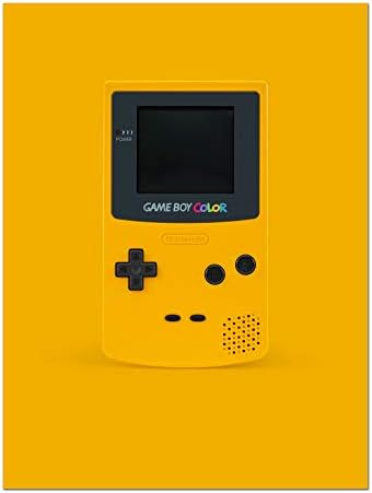 Ретро-преносима игрова конзола Nintendo Gameboy от JP London, Жълто, 21, 28 инча, С Сатиновой тапицерия, Многоцветен