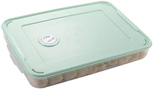 Кутия за съхранение на хладилника JAHH, кутия за кухненски аксесоари, поставка за равиоли, зеленчуци, яйца (цвят: E, размер: 31.5 * 23 * 4.3 см)