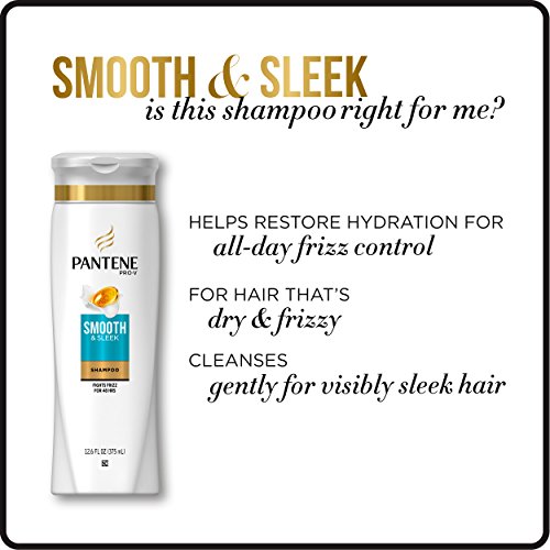 Шампоан Pantene Pro-V Smooth & Sleek Shampoo, 30,4 течни унции (опаковка може да варира)