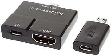 Адаптер RML Micro USB 2.0 MHL-HDMI M/F, Черен