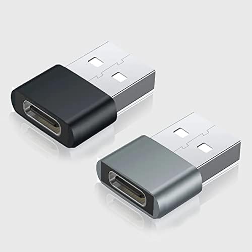 Бърз USB адаптер-C за свързване към USB-порт, който е съвместим с вашия Philips Xenium CTX818CP за зарядни устройства,