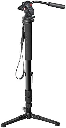 Статив-монопод KINGJOY серия MP камера с 4-секционными Телескопични крака с въртящи брава с хидравлично съпротивление