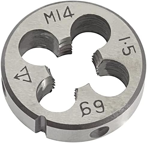Metric кръгла матрицата Aceteel M14 x 1,5, с машинна резба M14 X 1,5 мм, дясно