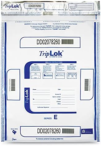 Пакет за съхранение на TripLOK, пластмасов, 15 X 20, прозрачен, 250 г /кашон