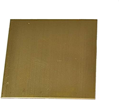 YIWANGO Латунная С мед Метална Плоча За охлаждане на суровини, Промишлени Материали H62 Cu 50 мм x 50 мм, 0,8