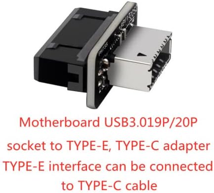 CSYANXING USB Адаптер за Предния Панел USB 3.0 19P/20P в Адаптер Type E Конвертор за дънната платка Compact