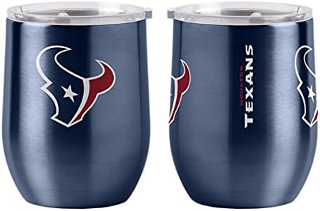 Чаша за напитки Boelter Brands NFL Houston Texans Стоманена 16 Извити, с Цвят на Екипа, Един размер