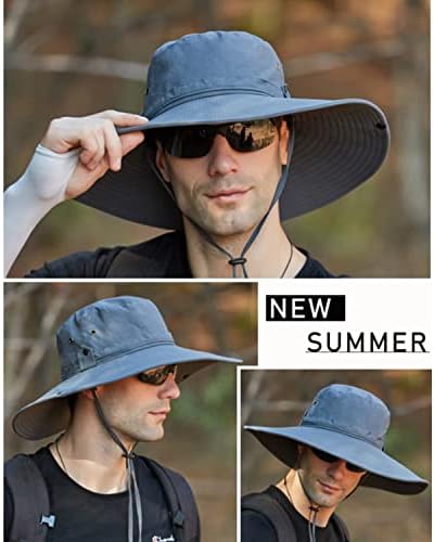 KEYDUACU Унисекс Солнцезащитная, шапка, Слънцезащитен Крем Водоустойчив UV-Защита на широка периферия Рибарска