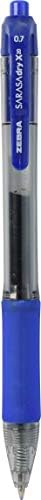 Прибиращ гел писалка Zebra Pen Sarasa, Средната точка, 0.7 mm мастило на различни модни цветове, 18 x, в комплект