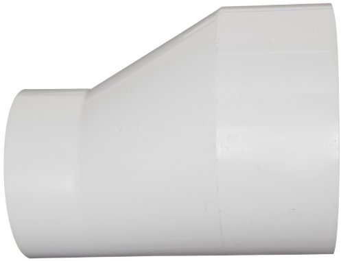 Фитинг за тръба от PVC серия Спиърс 429-E, эксцентриковая куплунг, Schedule 40, бял, жак 6 x 4