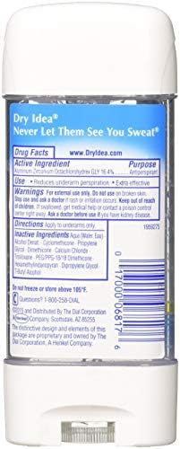 Дезодорант-антиперспиранти Dry Idea Прозрачен Гел Без мирис - 3 Грама