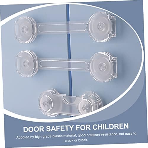 Alipis 5шт Брави за Безопасност за деца В Кутии за Заключване за Сигурност автоматично Заключване на вратите