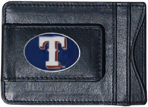 Кожен държач за пари в брой и карти Siskiyou Sports MLB Texas Rangers