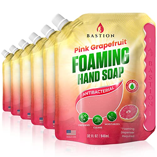 Пълнител за пенящегося сапун за ръце Bastion (6) В опаковки за 32 грама, Антибактериален пълнител за измиване
